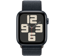 Купить - смарт-часы  Смарт-часы Apple Watch SE GPS 44mm Midnight Aluminium Case with Midnight Sport Loop (MREA3QP/A)