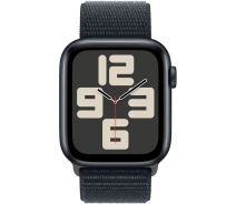 Купить - смарт-часы  Смарт-часы Apple Watch SE GPS 44mm Midnight Aluminium Case with Midnight Sport Loop (MREA3QP/A) 2023
