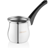 Купить - турку  Турка Ardesto BLACK MARS, 0.35 л, нержавеющая сталь, бакелитовая ручка (AR0835SB)