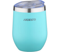 Купить - термоса  Термочашка Ardesto Compact Mug 350 мл, голубой, нержавеющая сталь (AR2635MMS)