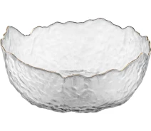 Купить - тарелку и салатник  Салатник Ardesto Bell, 19.5см, стекло, прозрачный (AR5003)