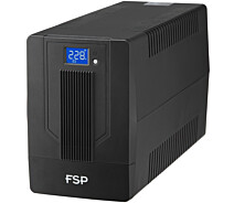 Купить - источник бесперебойного питания  ИБП FSP iFP-600, 600ВА/360Вт, USB, LCD, 2хSchuko, AVR, Black