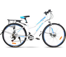 Купить - велосипед и аксессуар  Велосипед Atlantic Canaria NX 26" 16" White/Blue M