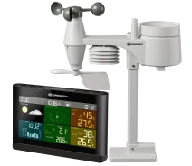 Купить - метеостанцию  Метеостанция Bresser Weather Center 5-in-1 Comfort Colour Black (7002550CM3000)