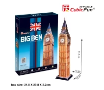 Купить - пазл  Конструктор 3D пазл Cubic Fun Биг Бен (C094h)