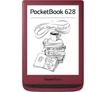 Купить - электронную книгу  Электронная книга PocketBook 628 Touch Lux 5 Ink Ruby Red (PB628-R-CIS/PB628-R-WW)