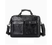 Купить - чемодан и дорожную сумку  Мужская офисная сумка OSKO Office Bag Blacklack Черная(2031)