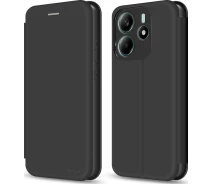 Купить - чехол для смартфона  Чехол-книжка MAKE Flip Black (MCP-XRN144G) для Xiaomi Redmi Note 14 4G
