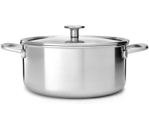 Купить - кастрюлю и казан  Кастрюля KitchenAid с крышкой MSS, 20 см, 3,1 л (CC003259-001)
