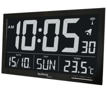 Купить - настенные часы  Часы настенные Technoline WS8007 Black (WS8007)