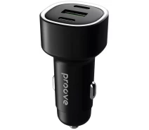 Купить - зарядное устройство для телефона и планшета  АЗУ Proove Flash 60W (2Type-C + USB) (600770001) черный