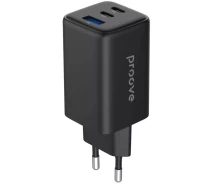 Купить - зарядное устройство для телефона и планшета  СЗУ Proove Pocket GaN 65W (2Type-C + USB) (600680001) черный