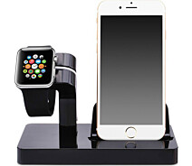 Купить - док-станцию  Док-станция черная CinkeyPro Charger Dock для Apple Watch / iPhone