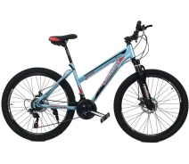 Купить - велосипед и аксессуар  Велосипед CrossBike26"Shark 2021 GIRL Рама 17"turquoise-red (2021)