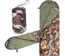 Купить - спальный мешек  Спальный мешок (спальник) Springos 2 в 1 CS0041 +8 ...+20 °C R Khaki/Green