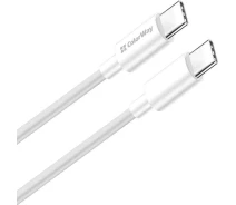 Купить - адаптер и кабель  Кабель Colorway Type-C-Type-C 100W 5А 1м (CW-CBPDCC058-WT) белый