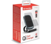 Купить - зарядное устройство для телефона и планшета  Зарядное устройство беспров СolorWay Wireless Stand 10W (CW-CHW30Q-BL) синий