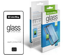 Купить - защитное стекло для смартфона  Защитное стекло ColorWay 9H FC glue черное для Samsung Galaxy A35