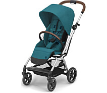 Купить - детскую коляску  Коляска прогулочная Cybex Eezy S Twist+ 2 SLV B River Blue turquoise (с бампером)(521001773)