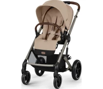 Купить - детскую коляску  Прогулочная коляска Cybex Balios S Lux TPE Almond Beige (с бампером) (524001211)