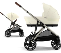 Купить - детскую коляску  Универсальная коляска 2 в 1 Cybex Gazelle S Seashell Beige (522002713/522002741)