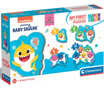 Купить - пазл  Пазл 4 в 1 Clementoni "Baby Shark", серии "My First Puzzles" (20828)