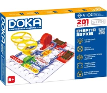 Купить - детский конструктор  Конструктор электронный DOKA "201 СХЕМА" (D70706)