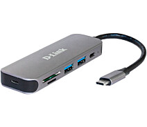Купить - кардридер  Концентратор USB Type C D-Link DUB-2325
