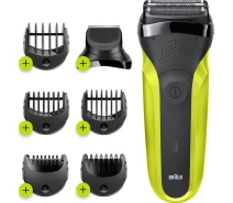 Купить - электробритву  Электробритва Braun Series 3 300BT black/green