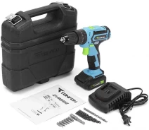 Купить -  Ударная дрель-шуруповерт Tonfon 12V 1500mAh + 13 насадок