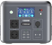 Купить - зарядную станцию  Портативная зарядная станция Hölmer FCS1500 1500W / 1280Wh / LiFePO4