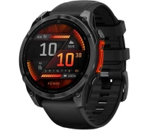 Купить - смарт-часы  Смарт-часы Garmin fenix 8 47mm AMOLED Glass/SS SlateGray Steel/Black BlkBnd GPS 010-02904-00