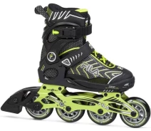 Купить -  Роликовые коньки Fila 16 010616130 WIZY ALU M 32-35 black/grey/lime