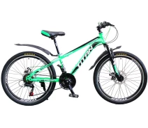 Купить - велосипед и аксессуар  Велосипед Titan Focus 24" 12" green-black-white (24TWS19-191) 2019