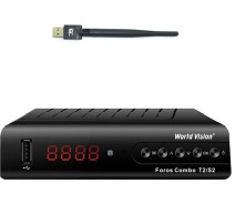 Купить - ТВ-тюнер  T2-тюнер World Vision Foros Combo T2 / S2 + Wi-Fi adapter MT7601