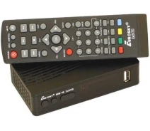 Купить - ТВ-тюнер  Комплект Т2-телевидение с тюнером DVB-T2 Eurosky ES-15 и антенной для Т2 комнатной