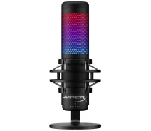 Купить - микрофон для караоке  Микрофон HyperX QuadCast S Black (HMIQ1S-XX-RG,G/4P5P7AA) [67623]