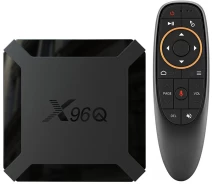 Купить - приставку Smart TV  Приставка Smart TV Медиаплеер X96Q 2гб 16Гб Allwinner H313 Андроид 10 + G10S Аэро пульт с голосовым управлением