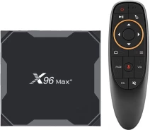 Купить - приставку Smart TV  Приставка Smart TV Медиаплеер X96 MAX PLUS (X96 Max+) 4гб 64гб S905X3 Андроид 9 + G10S Аэро пульт с голосовым управлением