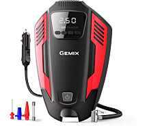 Купить - автокомпрессор  Автокомпресор GEMIX Model E black-red