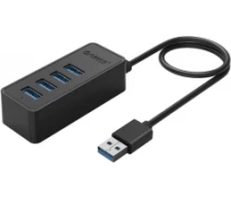 Купить - кардридер  USB-хаб Orico W5P-U3-030-BK-BP Black (CA912735)