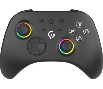 Купить - игровой манипулятор  Беспроводной геймпад GamePro GPX13B 2.4G/BT 5.1/USB (Switch/PC/iOS/Android) RGB Black
