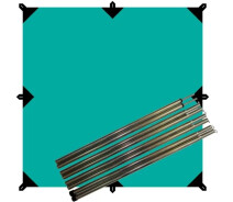 Купить - тент  Тент со стойками Tramp Tent 3х3 green UTRT-104