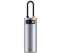 Купить - кардридер  Хаб-адаптер Baseus 7in1 Type-C/HDMI+USB*3+USB-C+PD (WKWG020113)