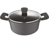 Купить - кастрюлю и казан  Кастрюля с крышкой Bergner Retro, 24 см, 4,1 л (BG-30738-NP)