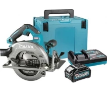 Купить - дисковую пилу  Дисковая пила аккумуляторная XGT 40 V MAX Makita HS003GM201, 190 мм, аккум. BL4040x2 шт., зар. устройство DC40RA, Mak