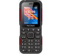 Купить - смартфон и мобильный телефон  Мобильный телефон Nomi i1850 Black-red (черно-черв.)