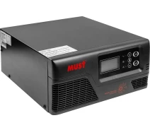 Купить - преобразователь напряжения  Преобразователь напряжения Must 1000W с чистой синусоидой, 12V, LCD (EP20-1012PRO)