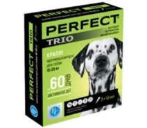 Купить - противопаразитарное средство для собаки  Капли PerFect TRIO для собак 10-20 кг 3х1,6 мл (4820138347633)