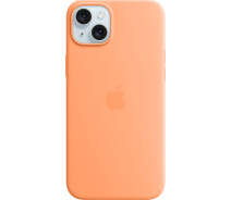 Купить - чехол для смартфона  Чехол Apple Silicone Case with MagSafe Orange Sorbet MT173ZM/A для iPhone 15 Plus